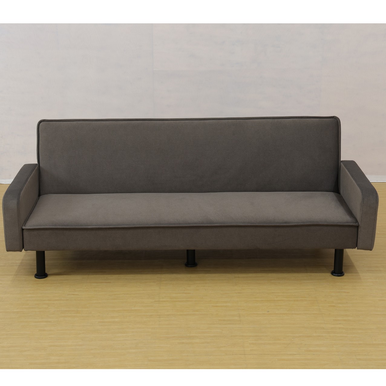 Flannel Living Room Sofabed Brown