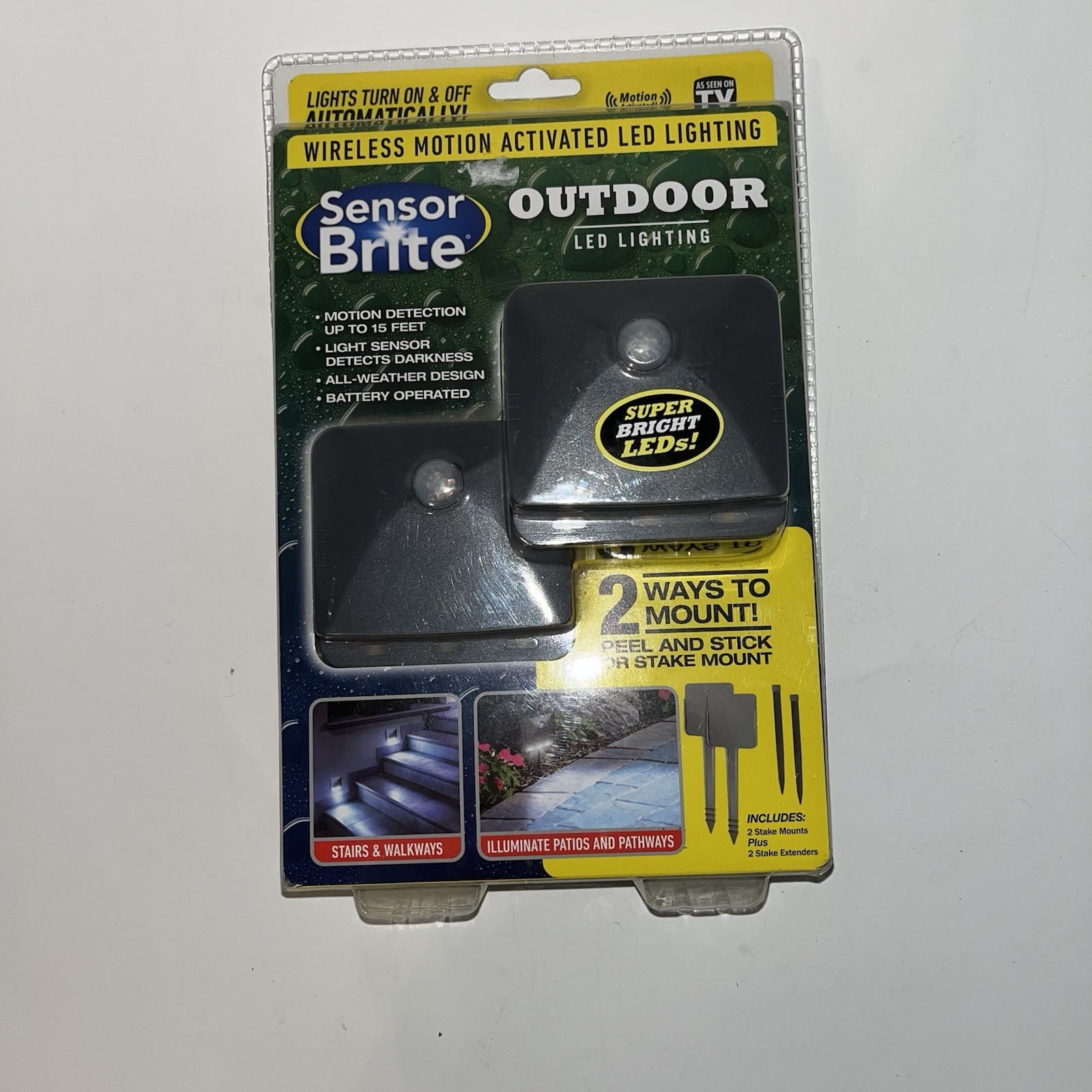 Sensor Brite Outdoor Wireless Motion Activated LED Ligting