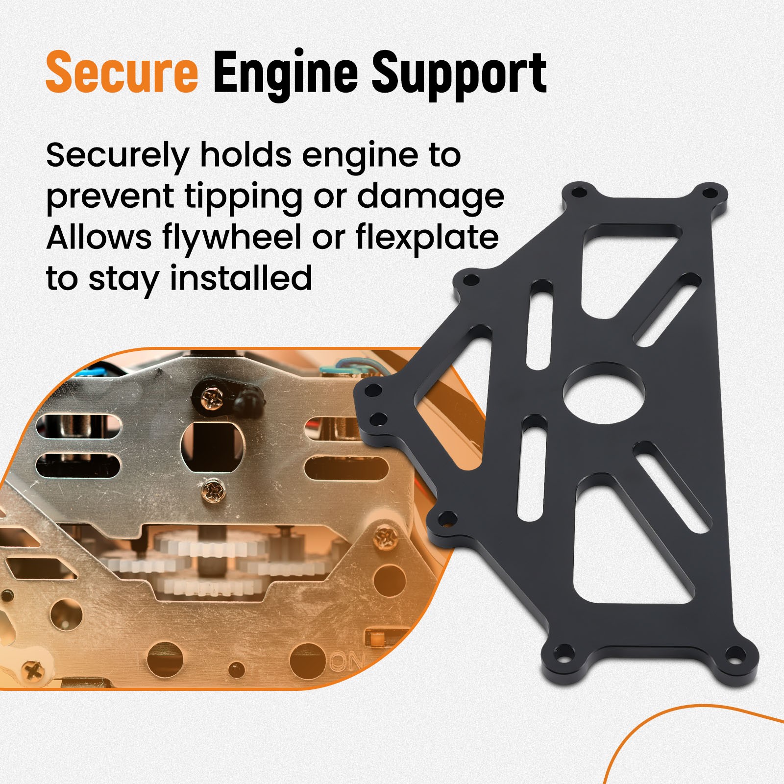 Heavy-Duty Chevy Engine Adapter Plate For Big Block, Small Block LS, Duramax