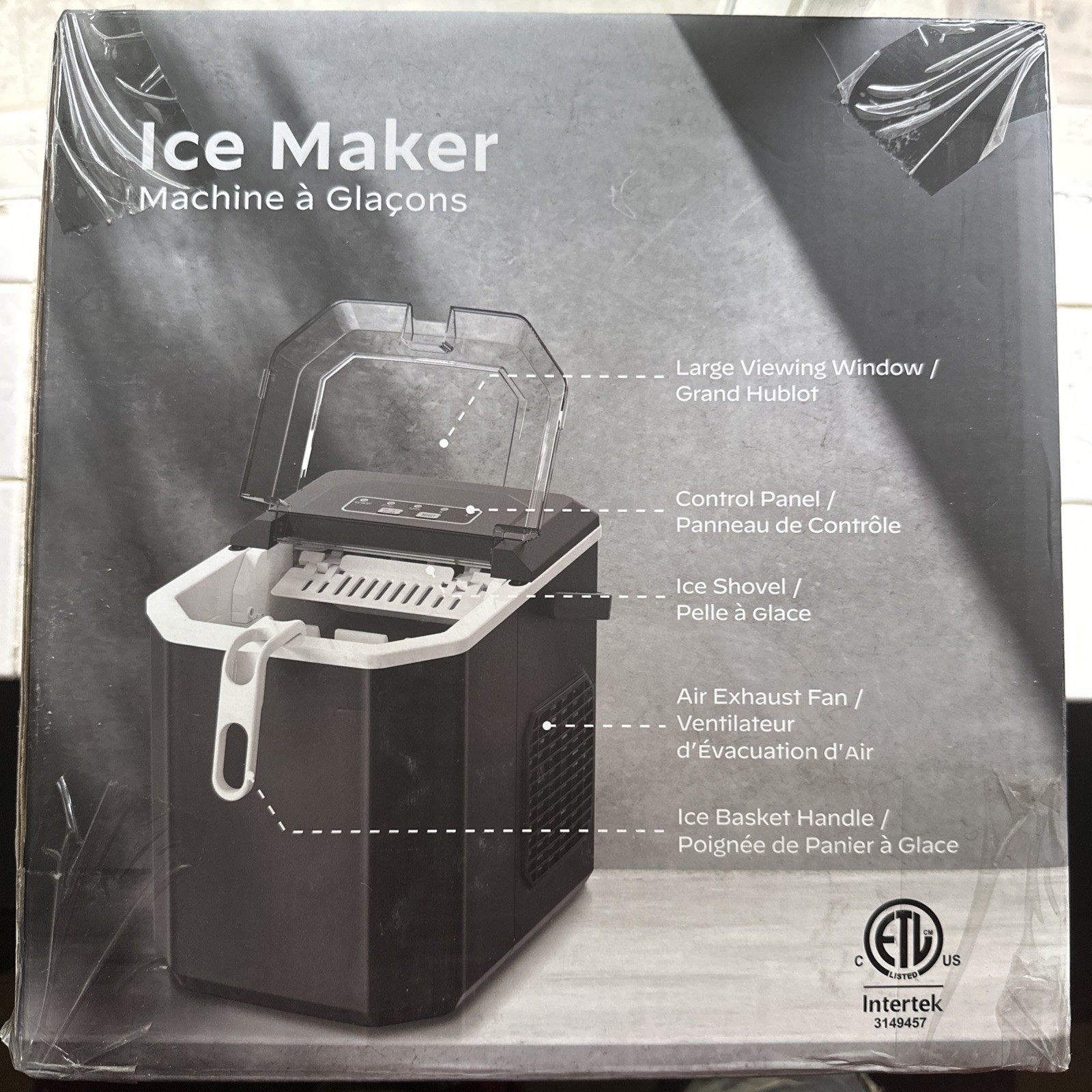 Silonn Ice Maker Countertop, Portable Ice Machine with Carry Handle, Self-Cleani