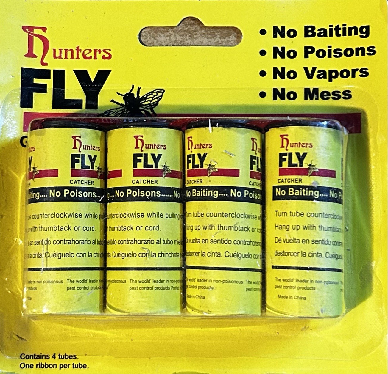 Insect Bug Fly Glue Paper Catcher Sticky Flies Trap Ribbon Tape 40 count USA