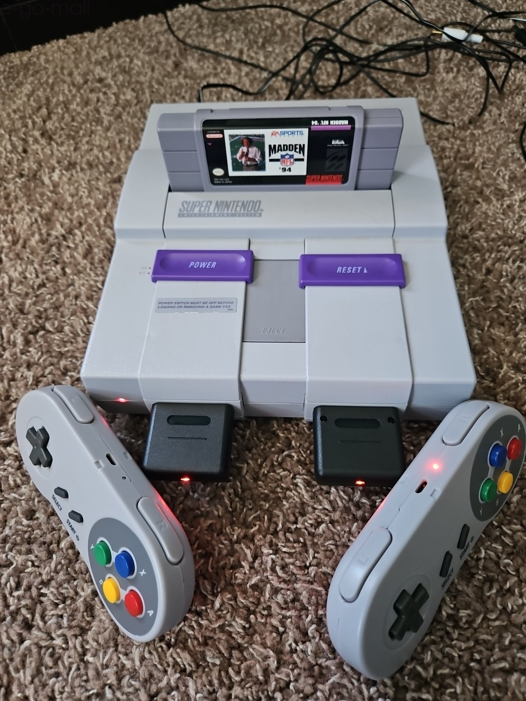 2PCS SNES Game Controller for Original Super Nintendo Game Entertainment System
