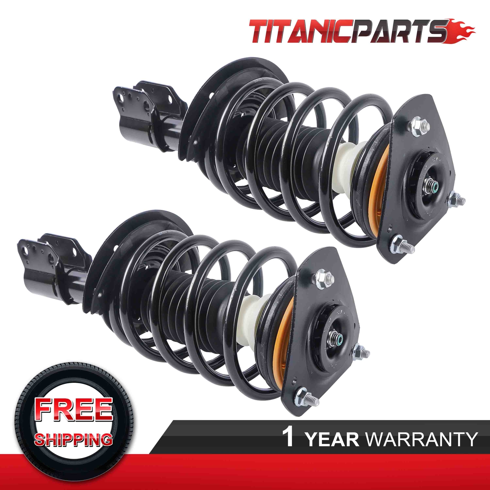 Front Left & Right Shocks Struts Assembly For 06-13 Chevy Impala 14-17 Limited