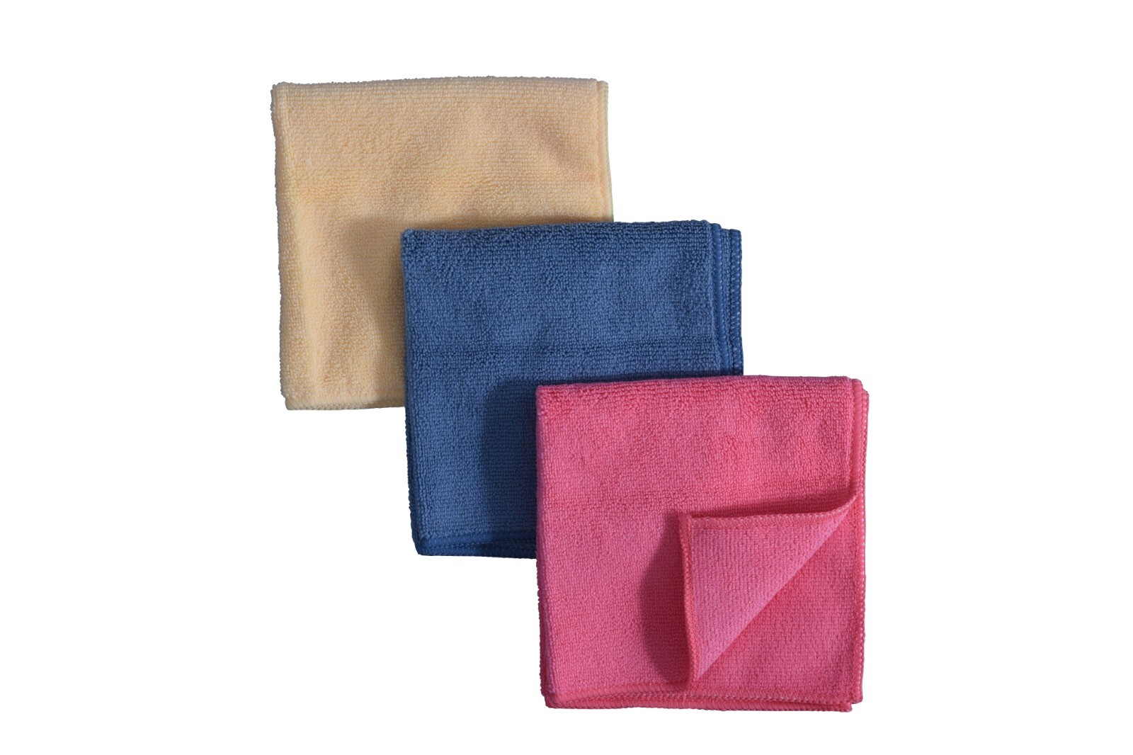 Superio Microfiber Cleaning Cloth 3 Pack, multi-purpose rags for home and auto