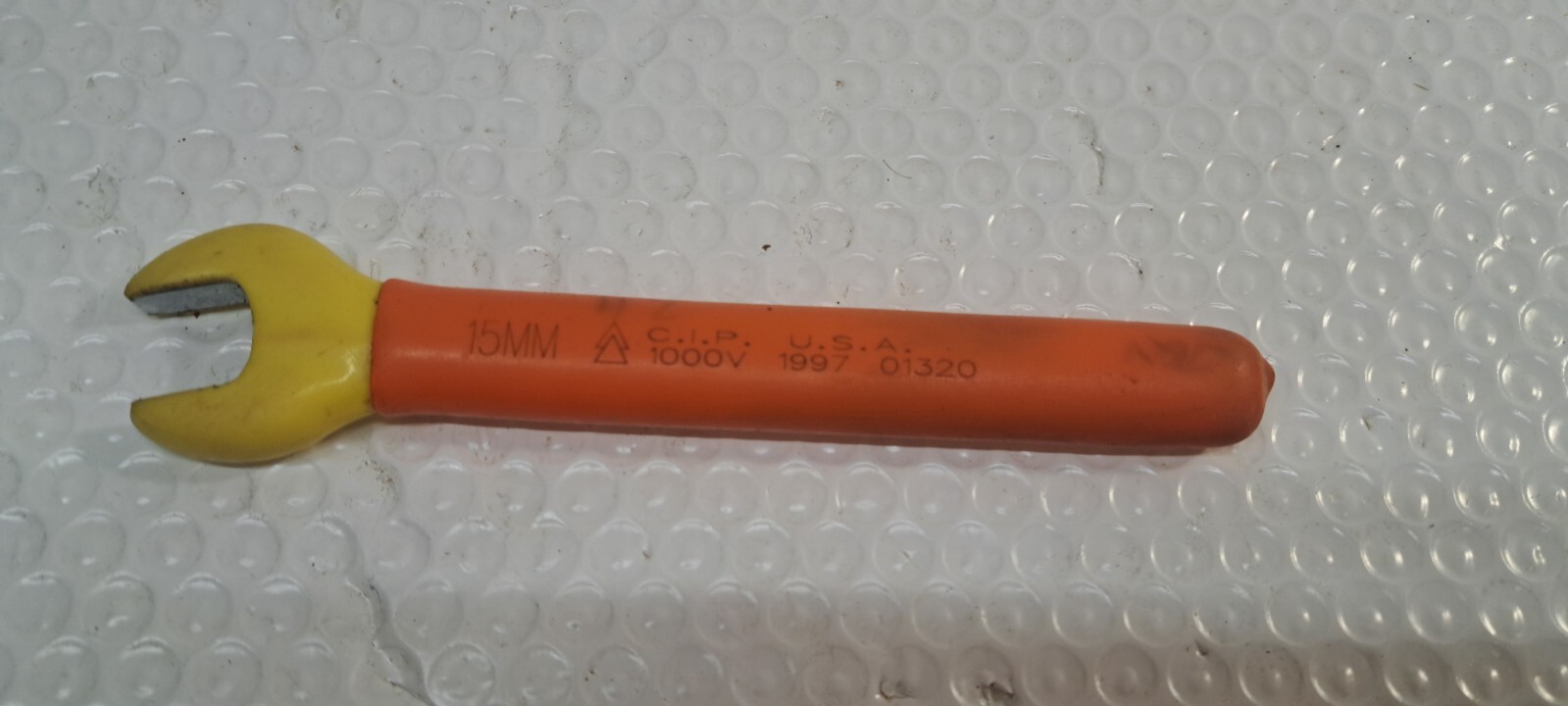 C.I.P. USA 15mm INSULATED OPEN END WRENCH USA