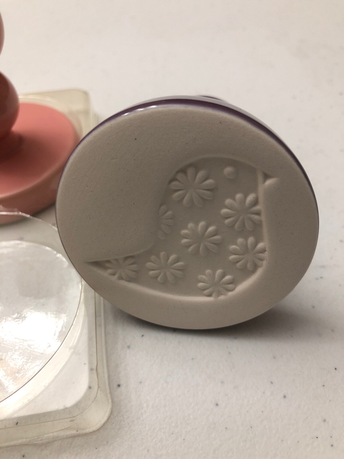 COOKIE STAMPS Pressed Press Holidays Easter Set of 4 Ceramic