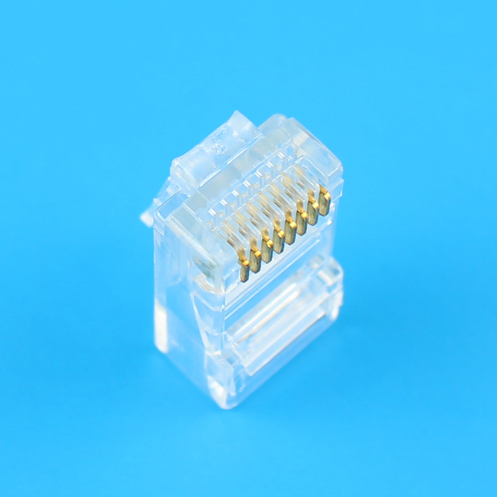 50Pcs RJ45 8P8C CAT5 Cat 5e Modular Plug Network Connector
