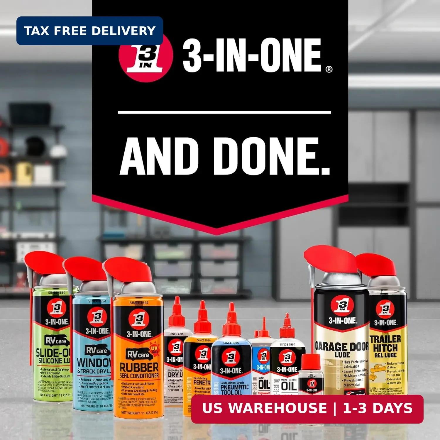 3-IN-ONE Fast-Acting Penetrant Drip Oil, 4 OZ