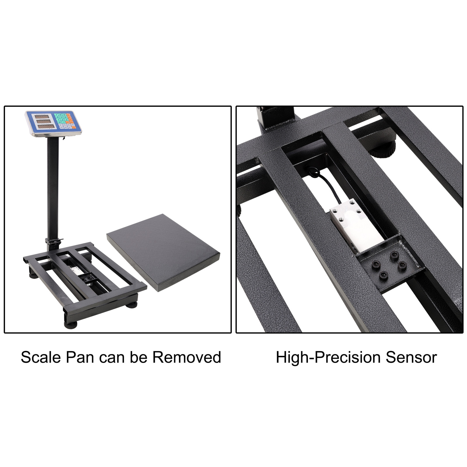 660lbs Weight Computing Digital Floor Platform Scale Postal Shipping Mailing