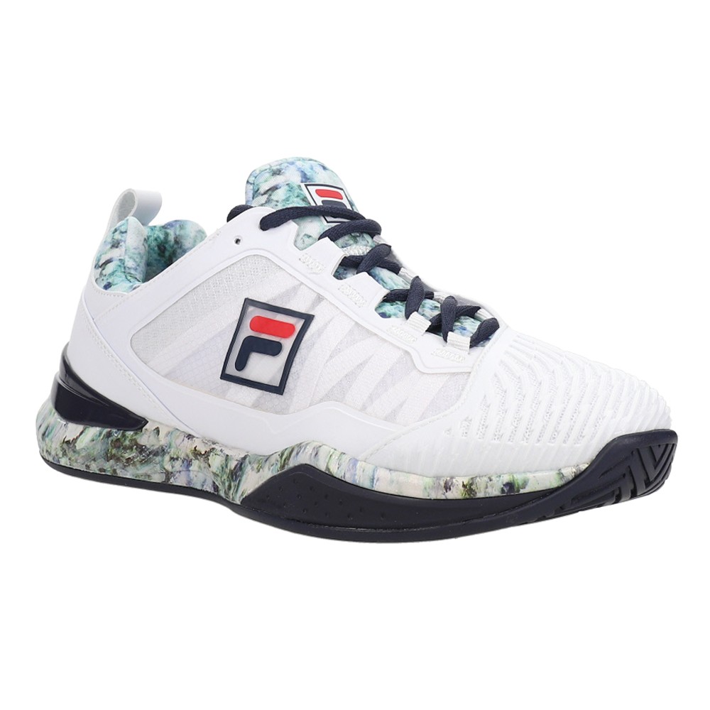 Fila Speedserve Energized Tennis Mens White Sneakers Athletic Shoes 1TM01828-17