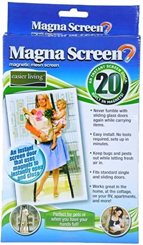 Magna Mesh Screen- Magnetic Closing Mesh Door - 2 Pack