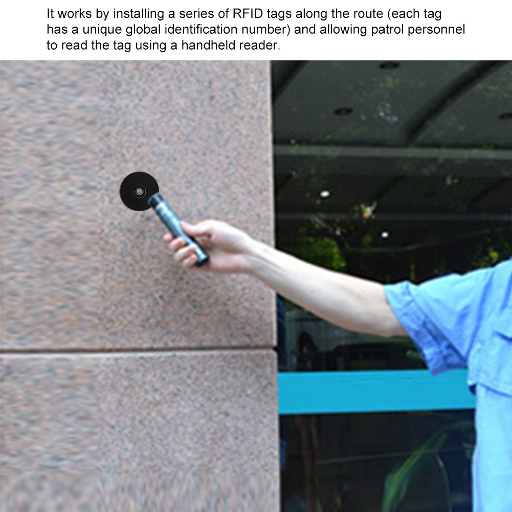 10Pcs 125KHz For Guard Tour Checkpoint System(Black)