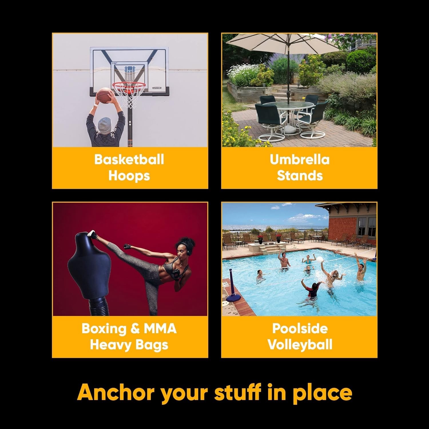 16oz Polymer Sand & Sand Bag Alternative for Equipment Stability