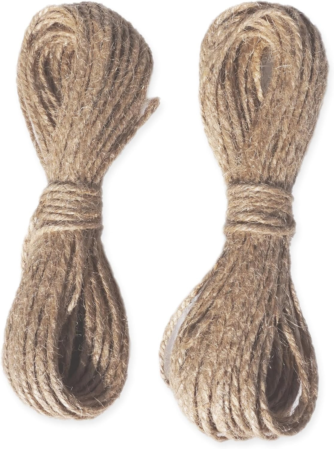 Jute Rope 2.5mm 90ft Natural for Large Clothespins