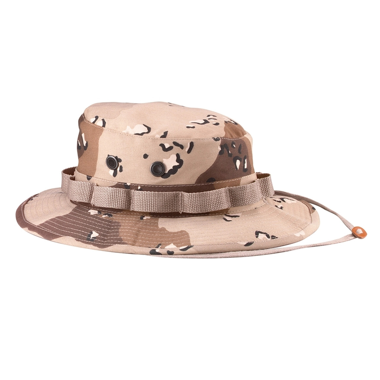 MADE IN USA HAT SUN HOT WEATHER TYPE II BOONIE VENTED CHOCOLATE CHIP OIF I SMALL
