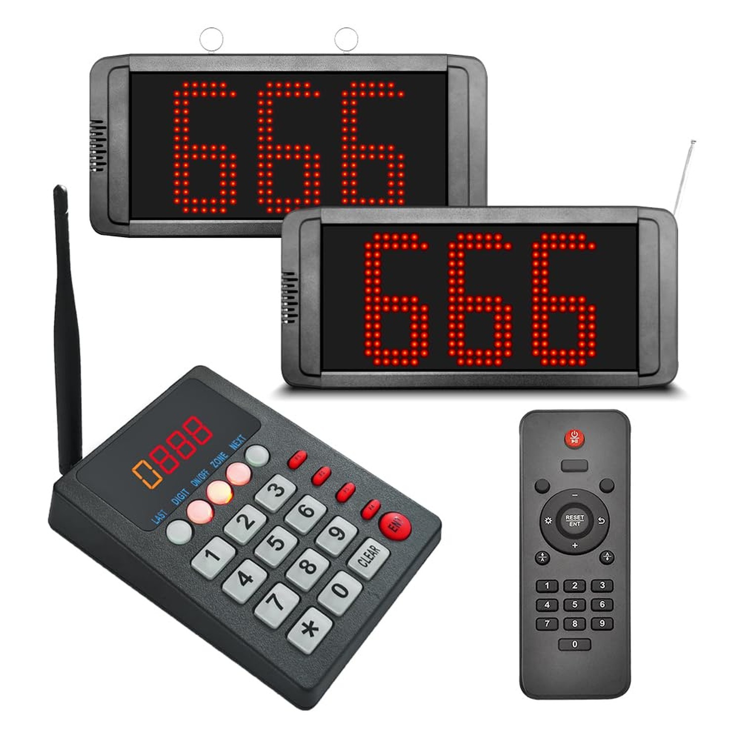 Queue Calling System Pager Take A Number System for Restaurant Hospital Bank ...