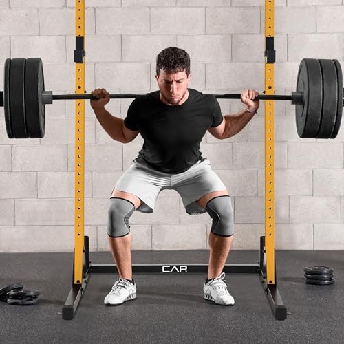 CAP Barbell Power Rack w/ Pull Up Bar & Attachments - Squat & Strength Training