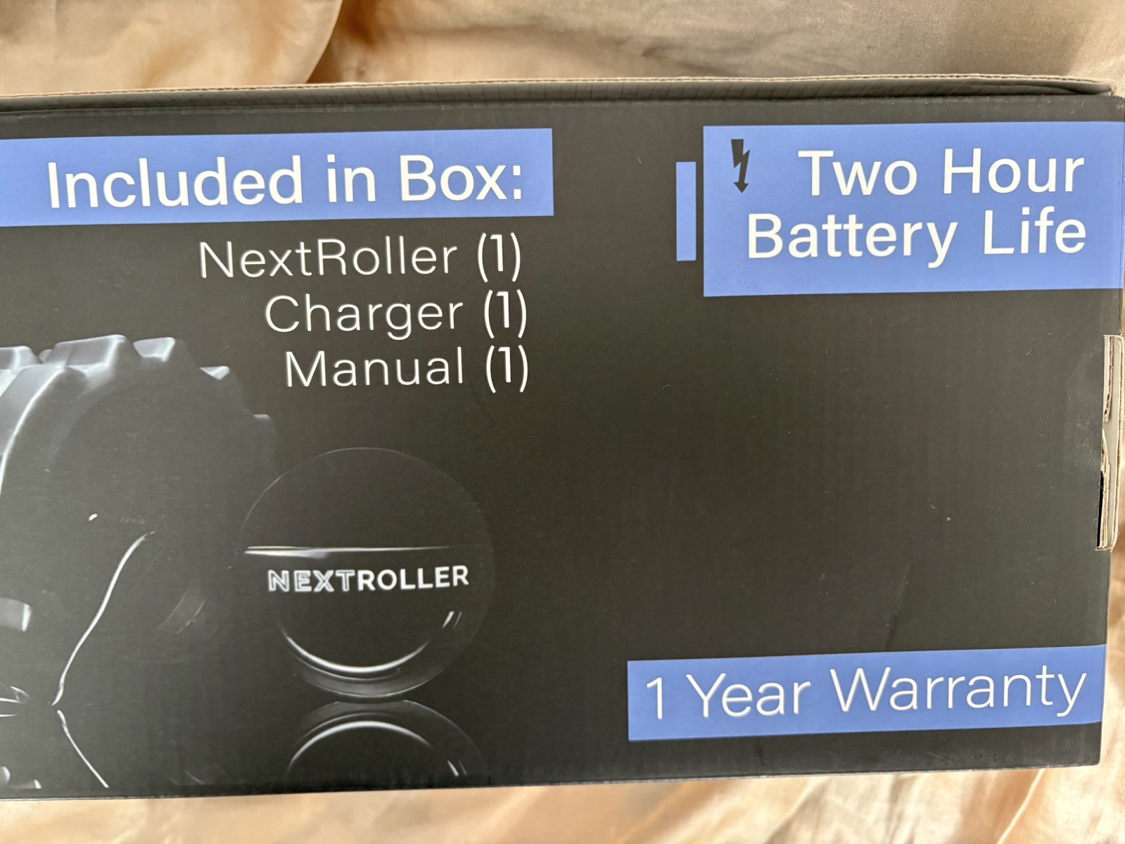 NextRoller By Nextrino 3-Speed Rechargeable Vibrating Foam Roller