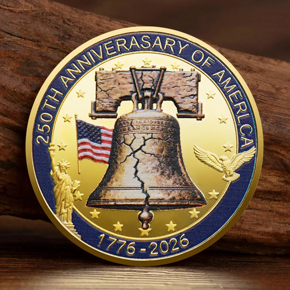 250th Anniversary of America Commemorative Challenge Coin Patriotic Gifts