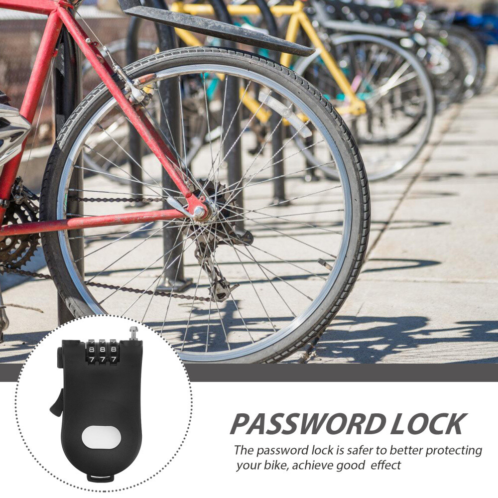 Compact Plastic Snowboard Lock with Anti-Lock Feature for Ski Board Safety