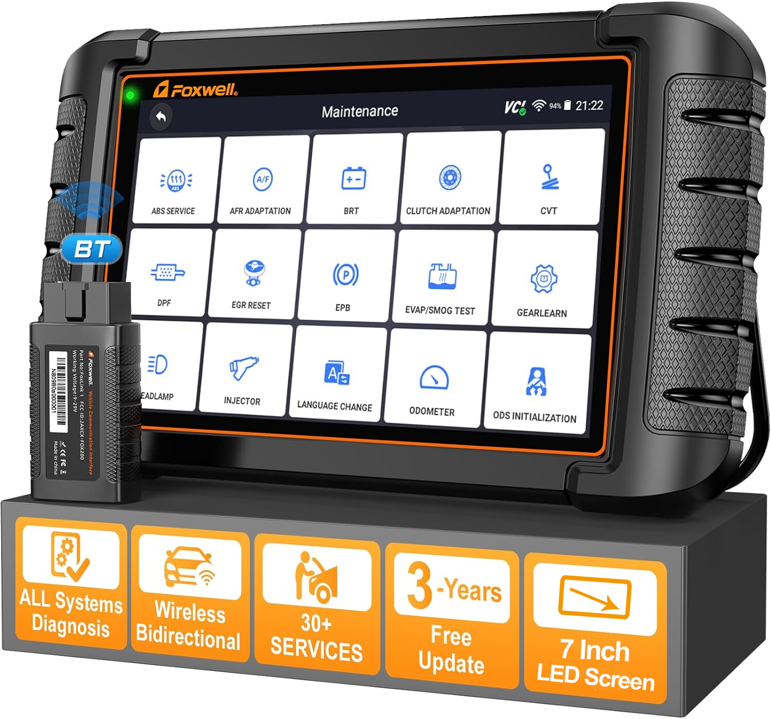 FOXWELL NT809BT All System Bidirectional Car OBD2 Scanner Diagnostic Scan Tool