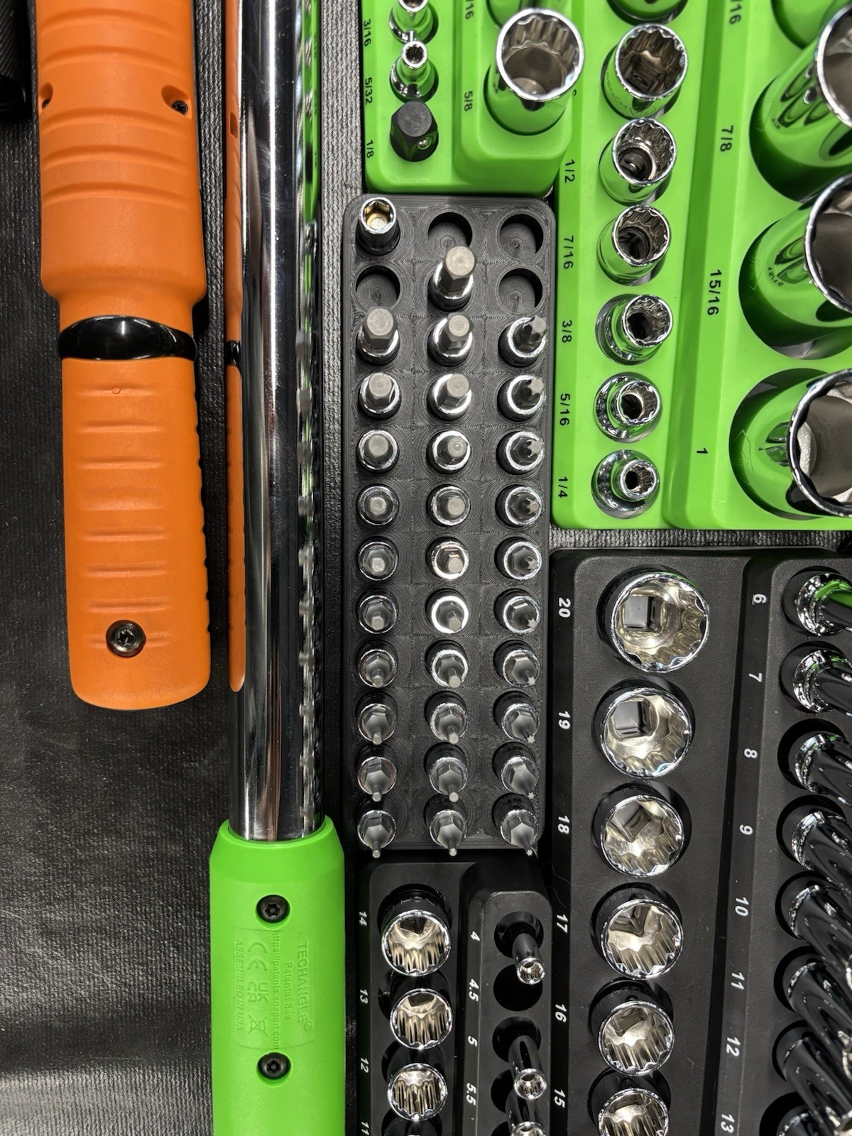 1/4 Drive Hex Bit & Torx Bit Socket Organizer