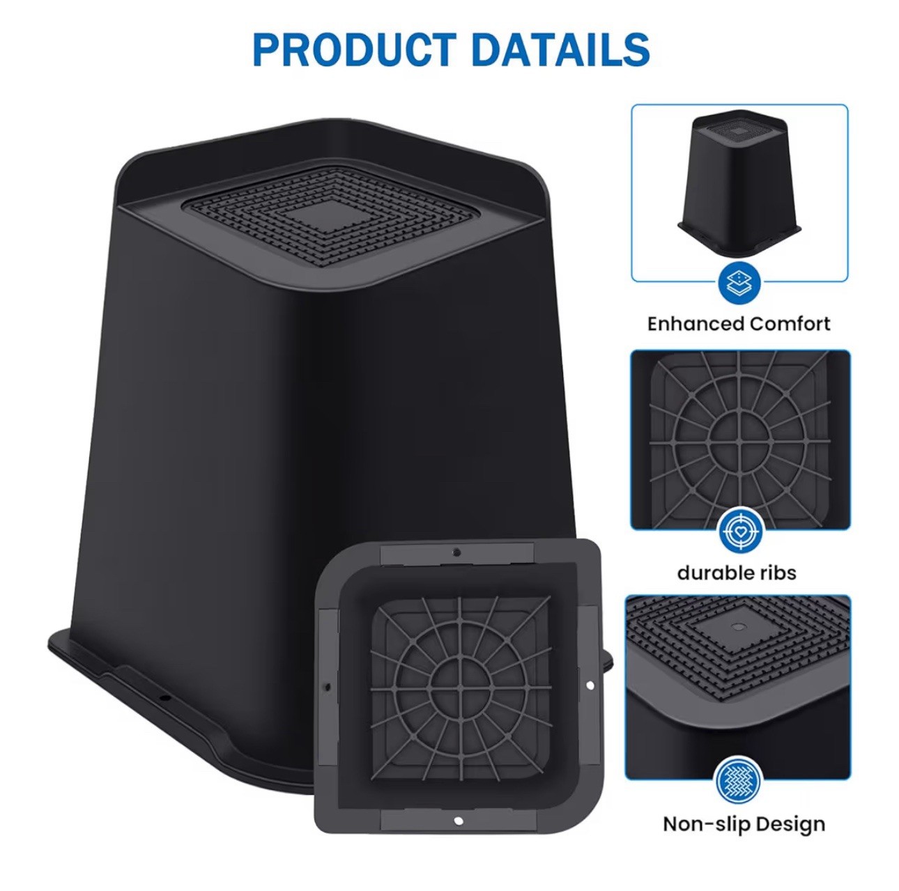 Heavy Duty 9 Inch Bed Risers