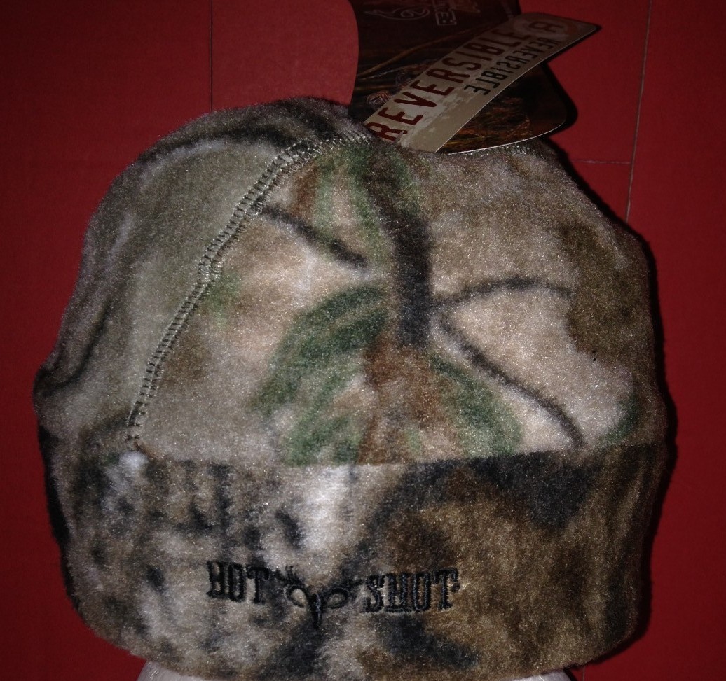 Reversible Real Tree Junior Hot Shot buck-shot hunting camouflage orange hat $20
