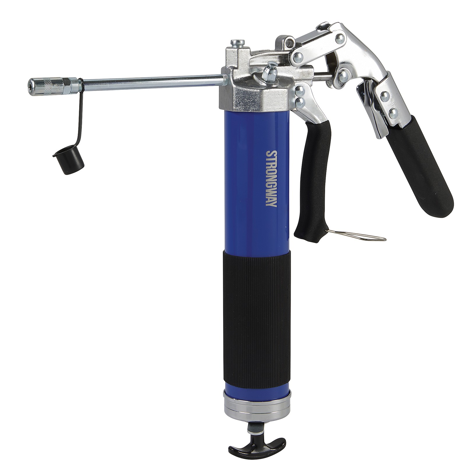 Strongway Pistol and Lever Handle Grease Gun, 6000 Max. PSI, 14-Oz. Capacity
