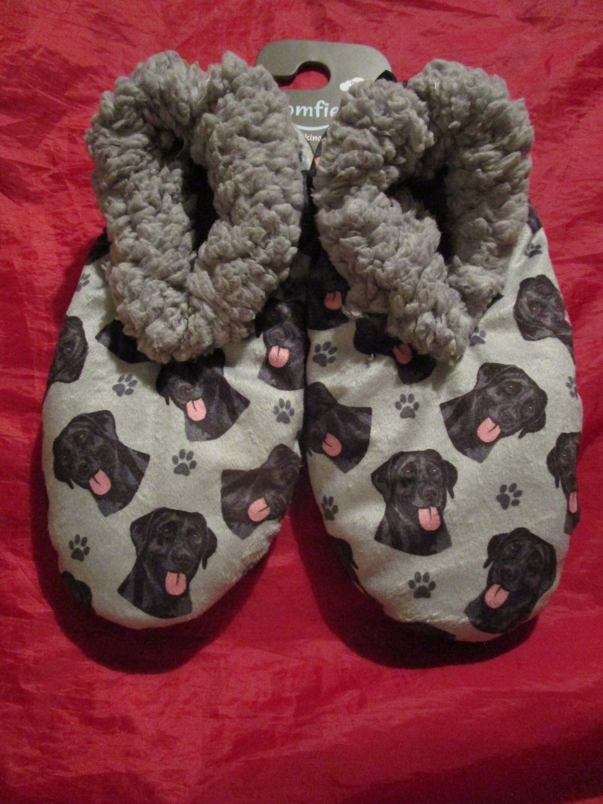 New Comfies Labrador Slippers One Size Fits Most Nonskid Bottom