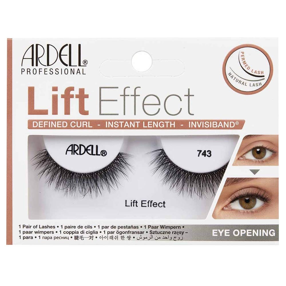 (10 Pack) Ardell Lift Effect 743 Lashes Defined Curl Instant Length Invisiband