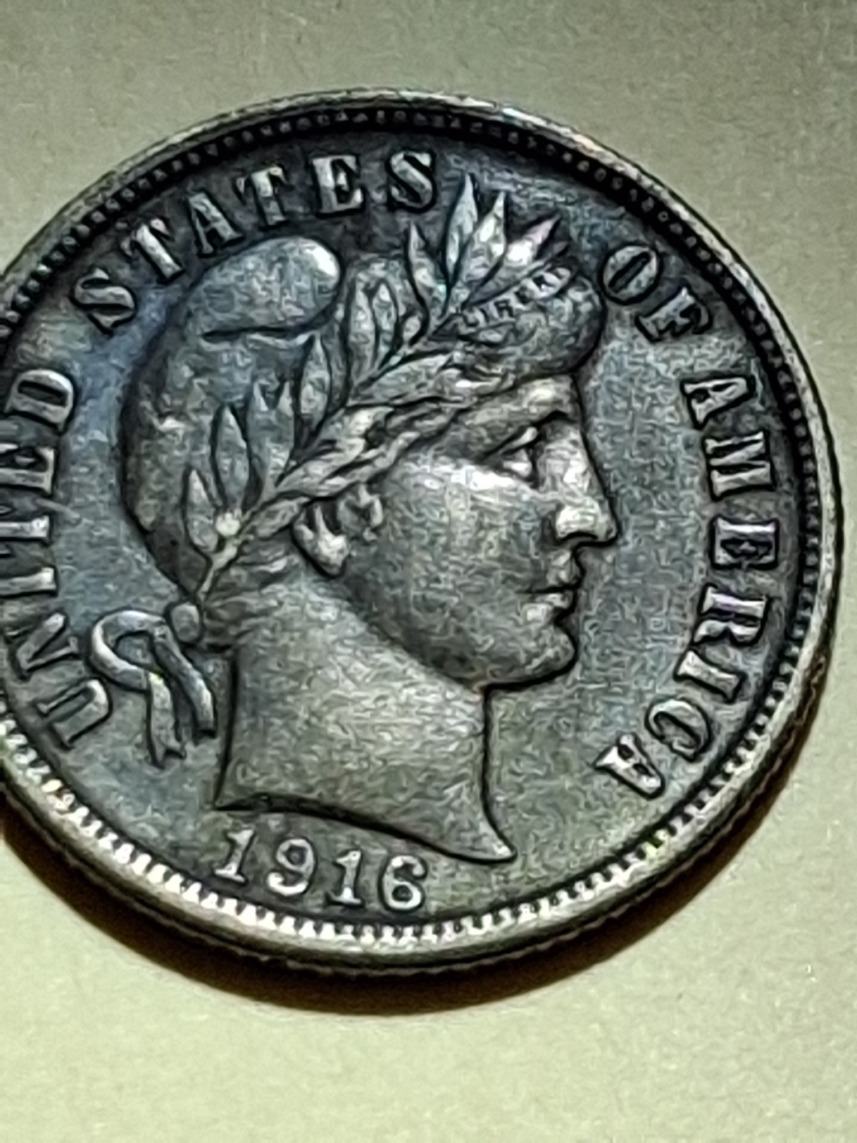 1916 BARBER DIME EXCELLENT CONDITION MUST SEE