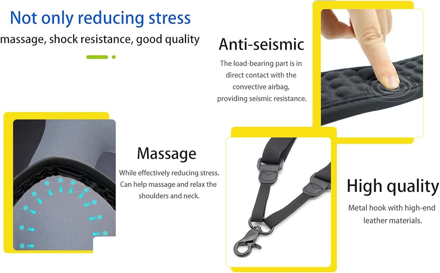 LICHIFIT Neck Strap Decompression Massage Lanyard for DJI RC-N1 / RC-N2 -...