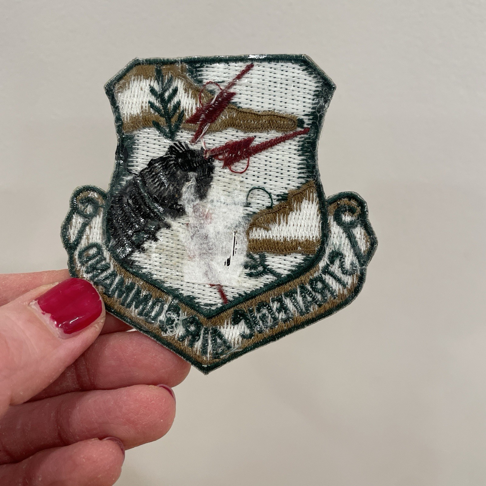 Strategic Air Command Iron On Patch