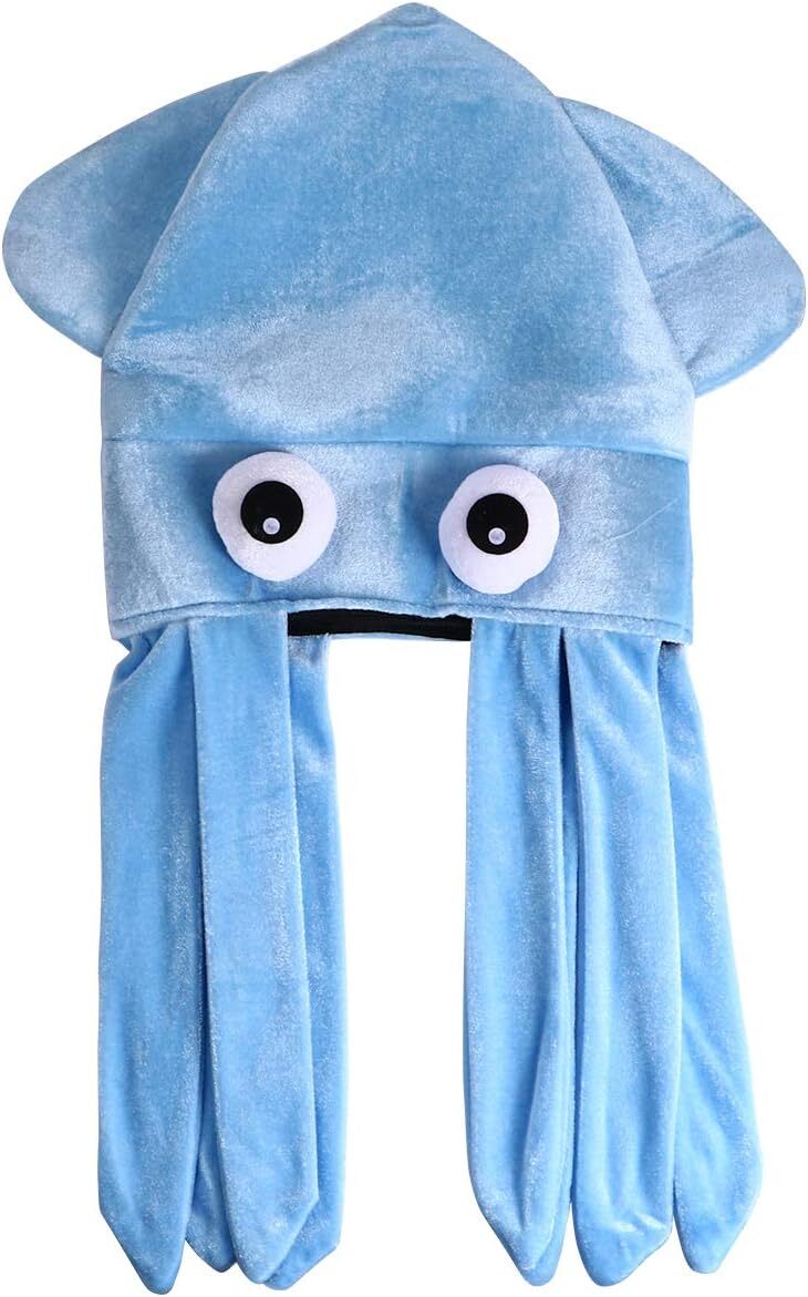 KESYOO Octopus Hat Funny and Crazy Party Hats Animal Creative Sky-blue