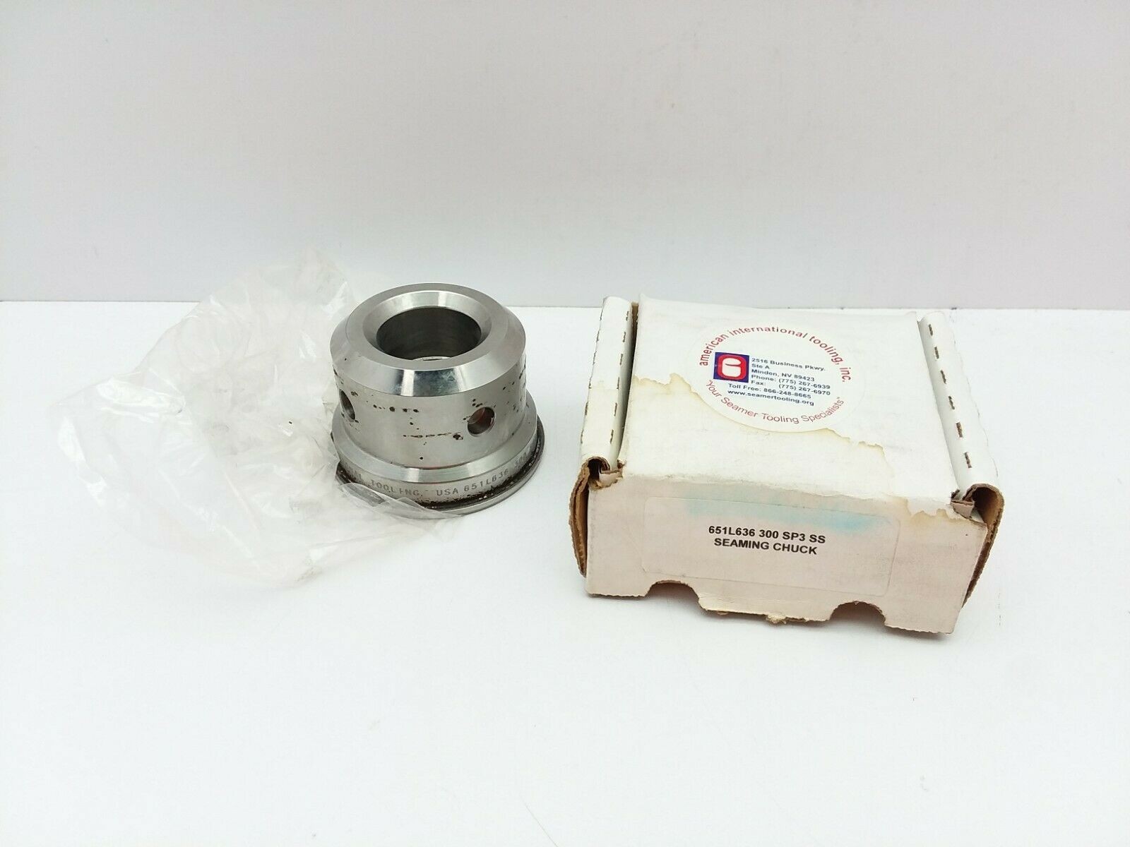American International Tooling Inc. 651L636 300 SP3 SS WO 10556 Soft Seaming Chu