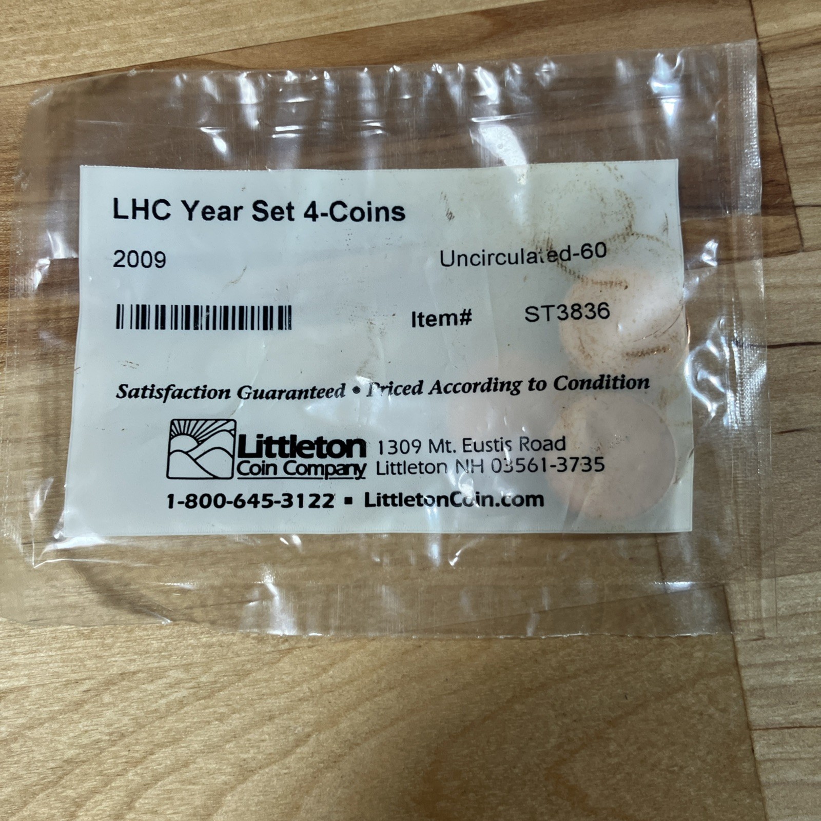 2009 LHC Year Set 4-Coins- Uncirculated-60-Littleton Coin