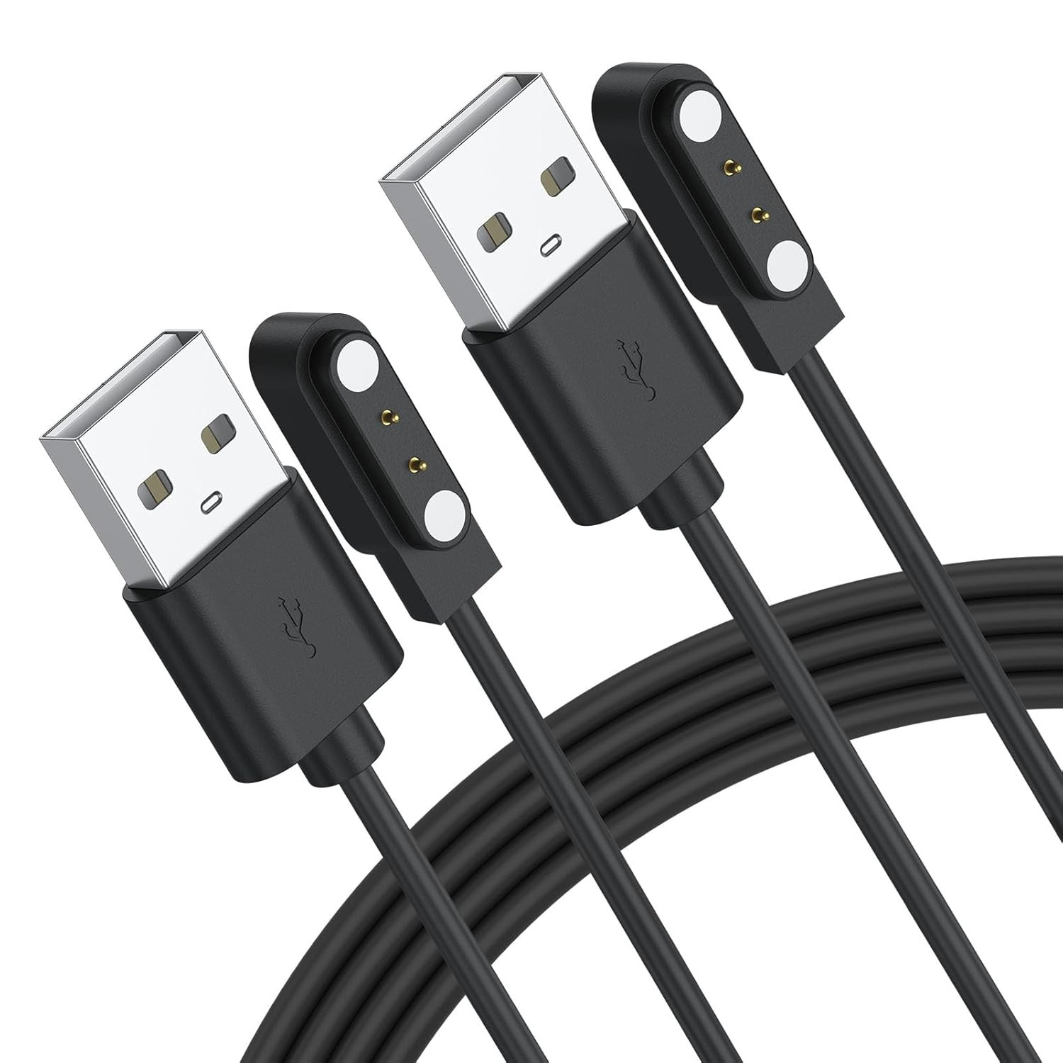 2 Pack for Gloryfit Smart Watch Charger, Magnetic USB Charging Cable for Gloryfi