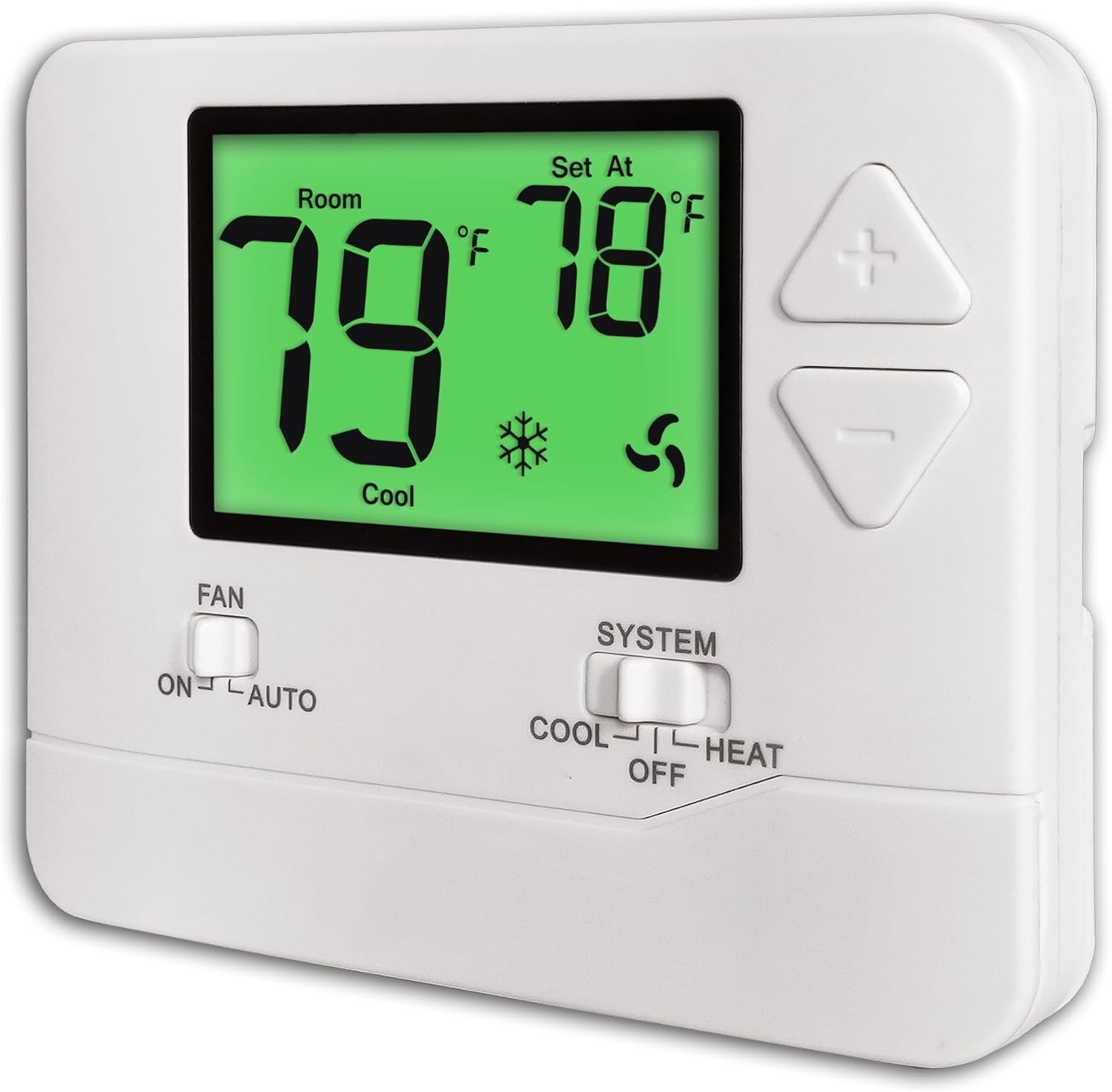 User-Friendly Thermostat for Ventilation & Air Conditioning