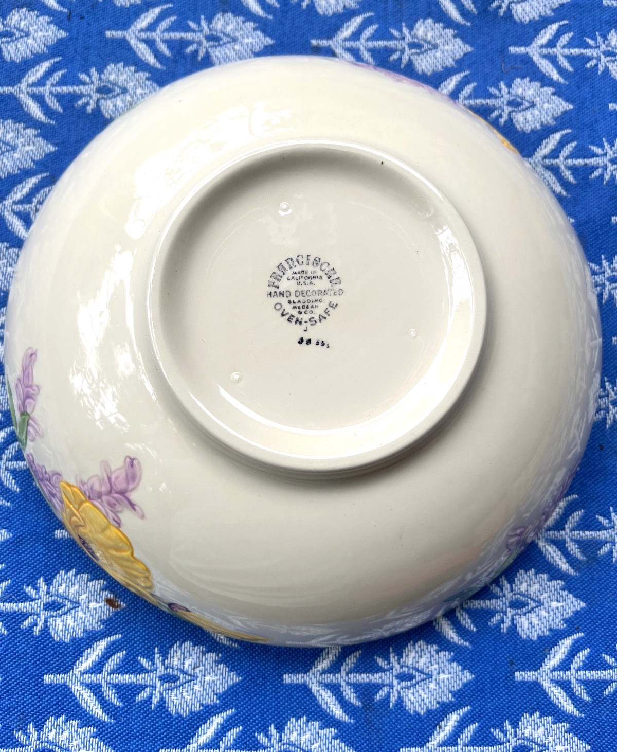 Franciscan poppy pattern large 11 inch vegetable bowl