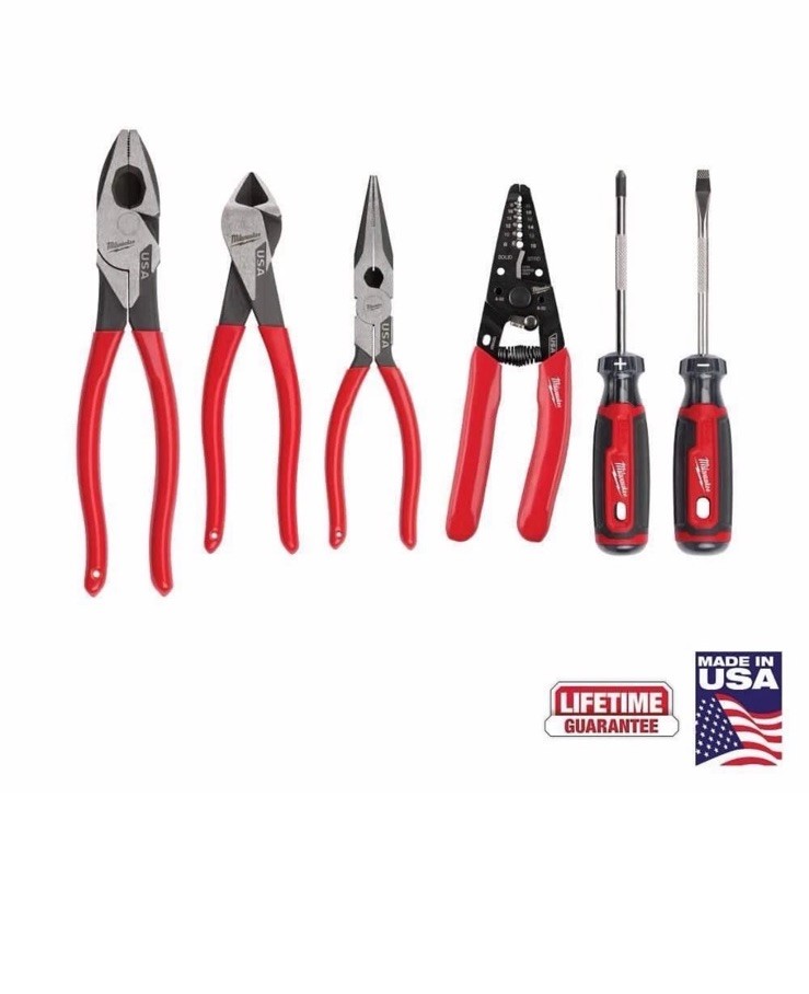 Milwaukee MT500-6 Hand Tool Set 6 Pieces