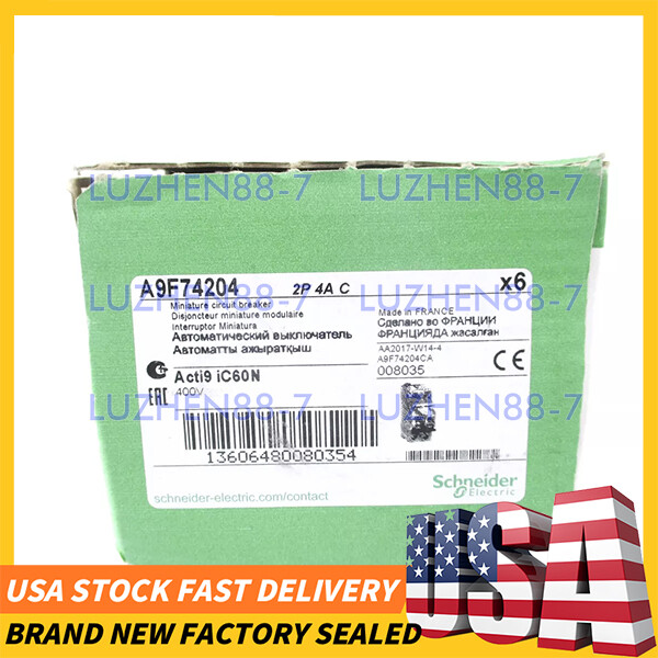 New Sealed Schneider A9F74204 Miniature Circuit Breaker Free Shipping
