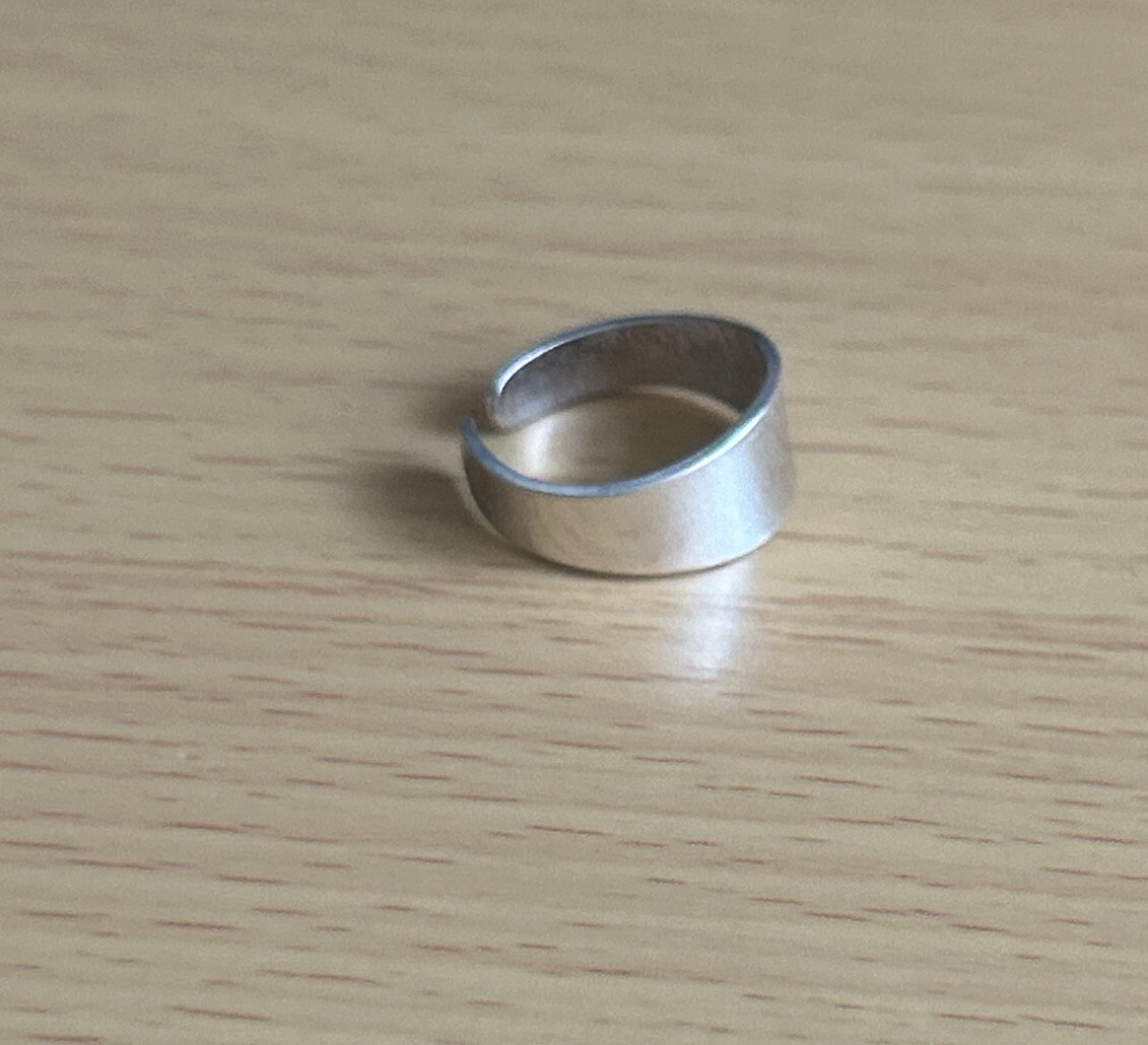 925 Sterling Silver Plain Band Toe Ring