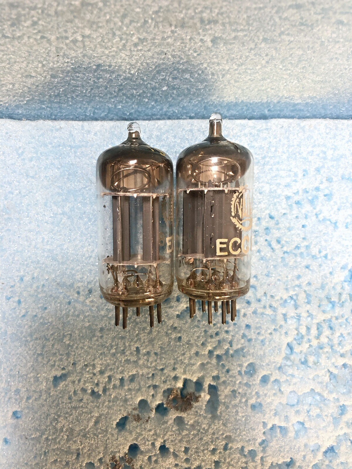 Valvo ECC82/12au7/ecc802s/ Long Plate 45 Degree O Getter Excellent Value Matched