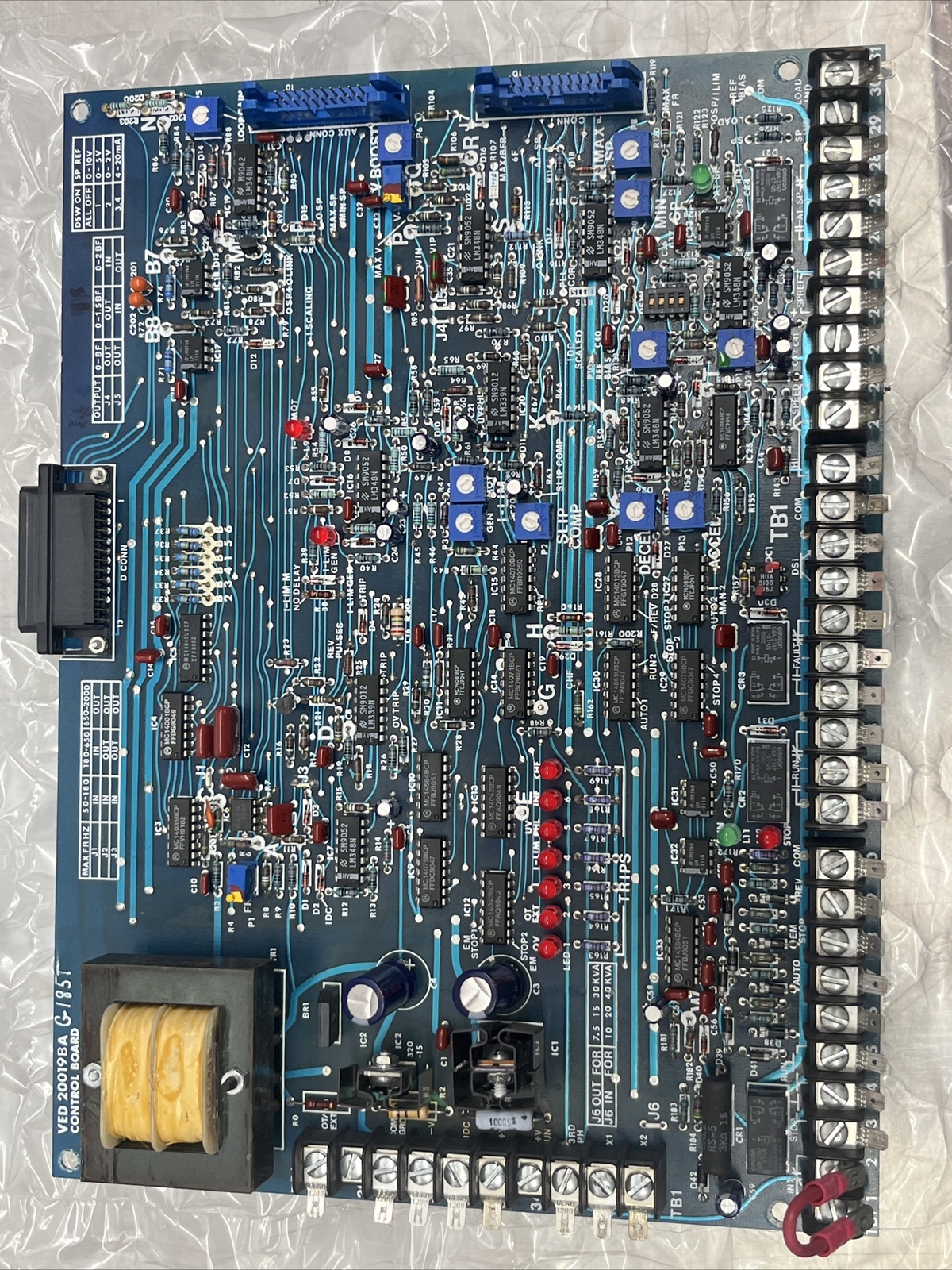 ZOLTMAN CONTROL SERVO DRIVER BOARD VED 20019BA G185T VED 20019BA, Used, TEC
