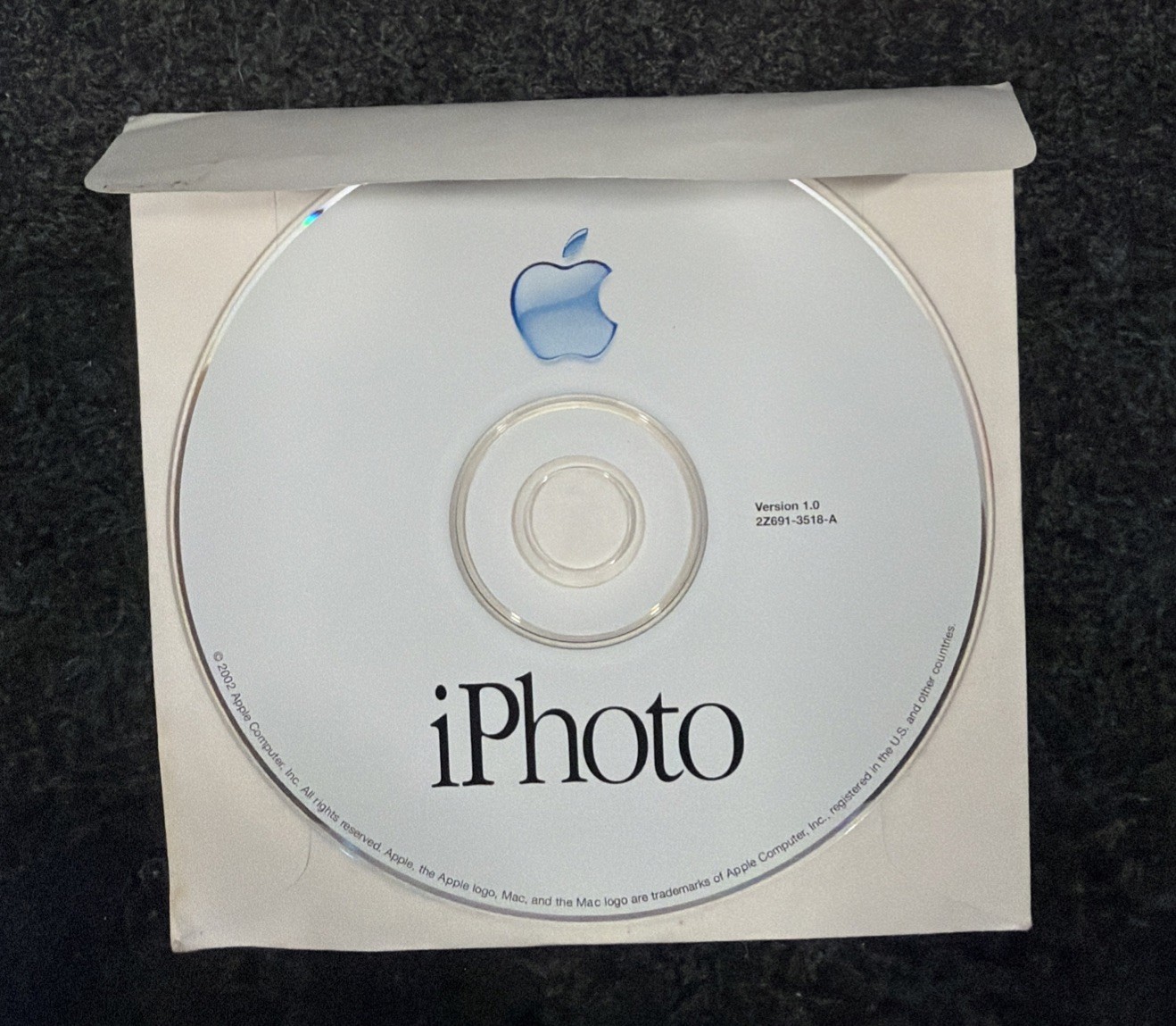Apple iPhoto Version 1.0
