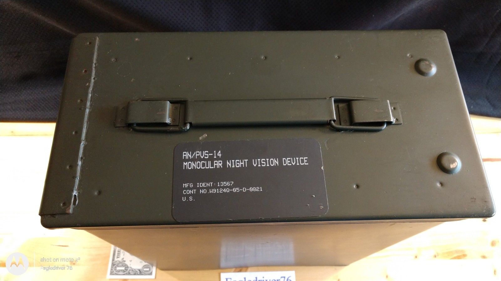 Military Shipping Container, Foam Insulated
