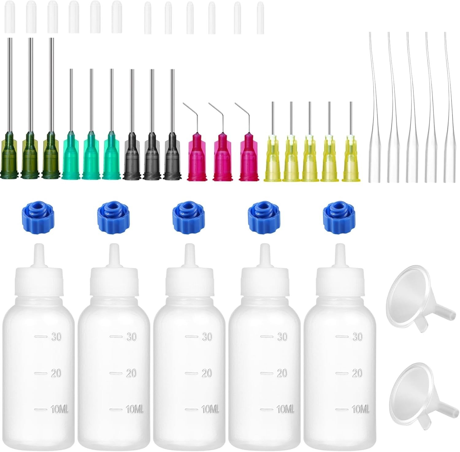 NEW 30ml Glue Precision Tip Applicator Bottle,Needle Tip Squeeze Bottle with