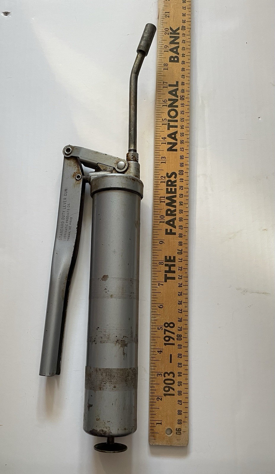 Vintage Lubrimatic Products Lubrication Equipment Grease Gun Lever Gun USA