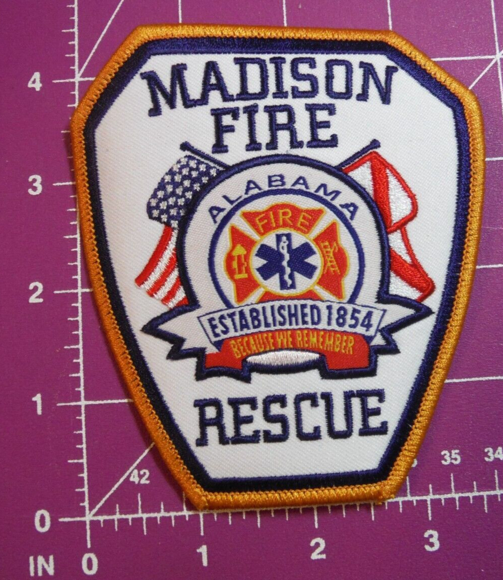 Madison Fire Rescue Department Patch Alabama AL (Bulk B)